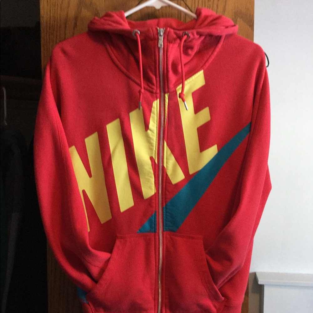 Vintage Nike Cowl Neck Zip-up Hoodie